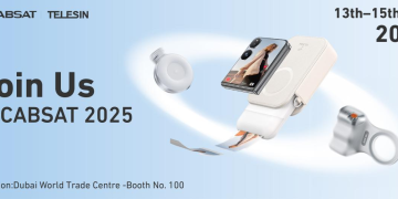 تُقدّم TELESIN ابتكاراتها في إكسسوارات الهواتف الذكية وكاميرات الأكشن خلال معرض CABSAT 2025 في دبي