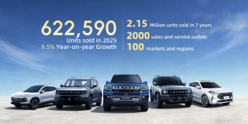 622,590 Units Sold Worldwide — JETOUR Accelerates Its Global Strategy in 2025