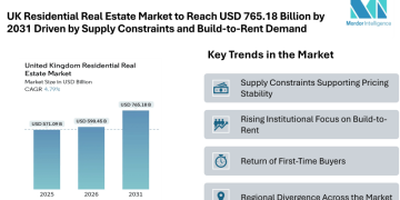UK Residential Real Estate Market to Reach USD 765.18 Billion by 2031 Driven by Supply Constraints and Build-to-Rent Demand